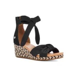 UGG Yarrow Espadrille Wedge Sandals Size 10